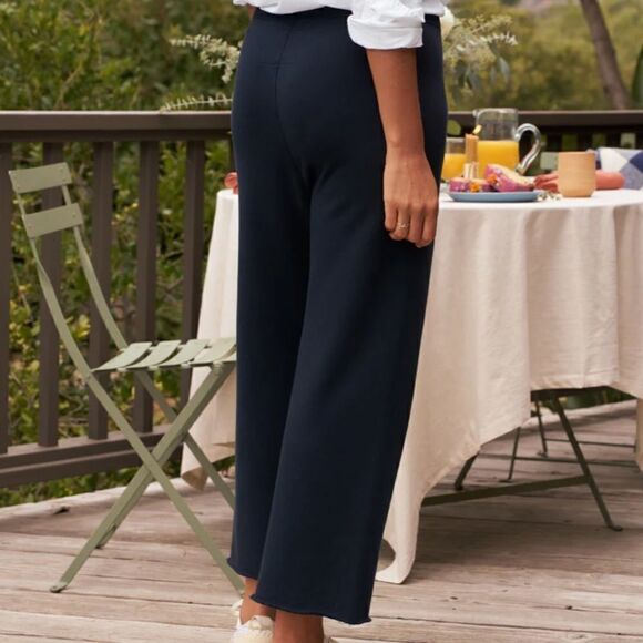 Frank & Eileen Catherine Favorite Cropped Wide Sweatpants Triple Fleece $188 - Picture 4 of 13